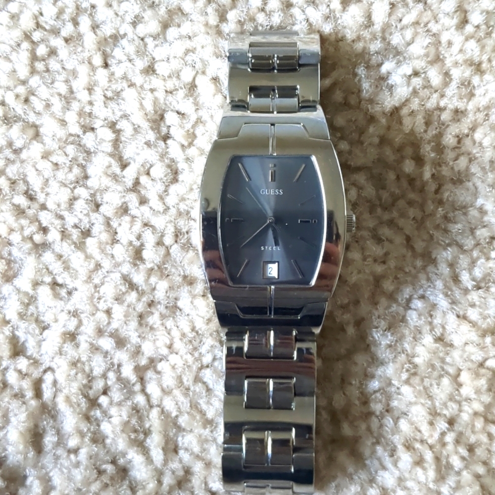 New men's Guess Steel watch